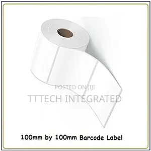100mm by 100mm Barcode Label