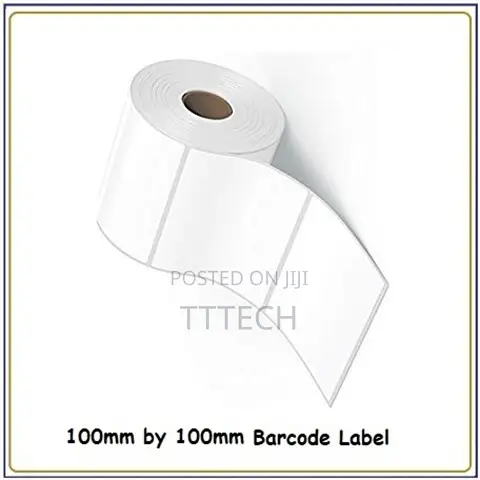100mm by 100mm Barcode Label