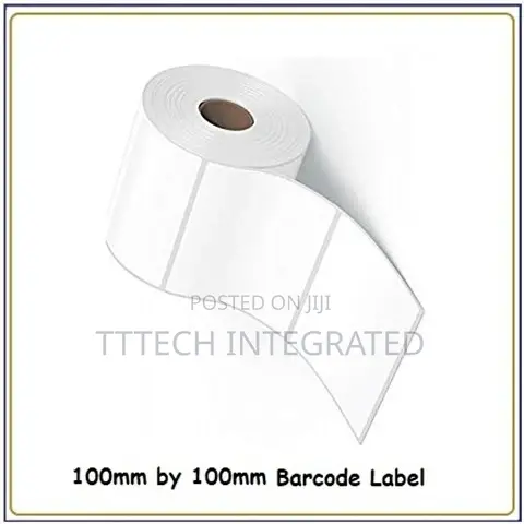 100mm by 100mm Barcode Label