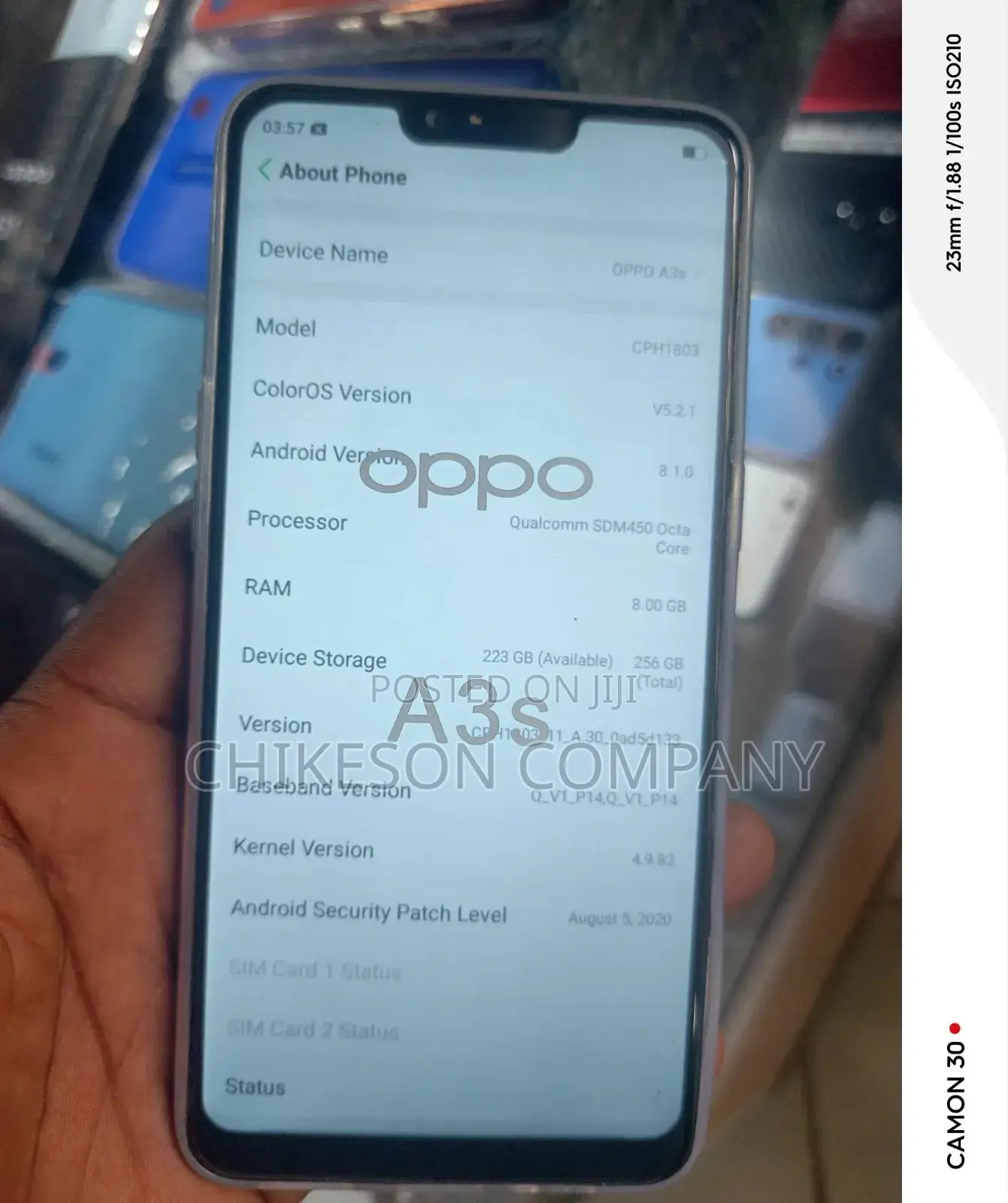 Oppo A3s 256 GB