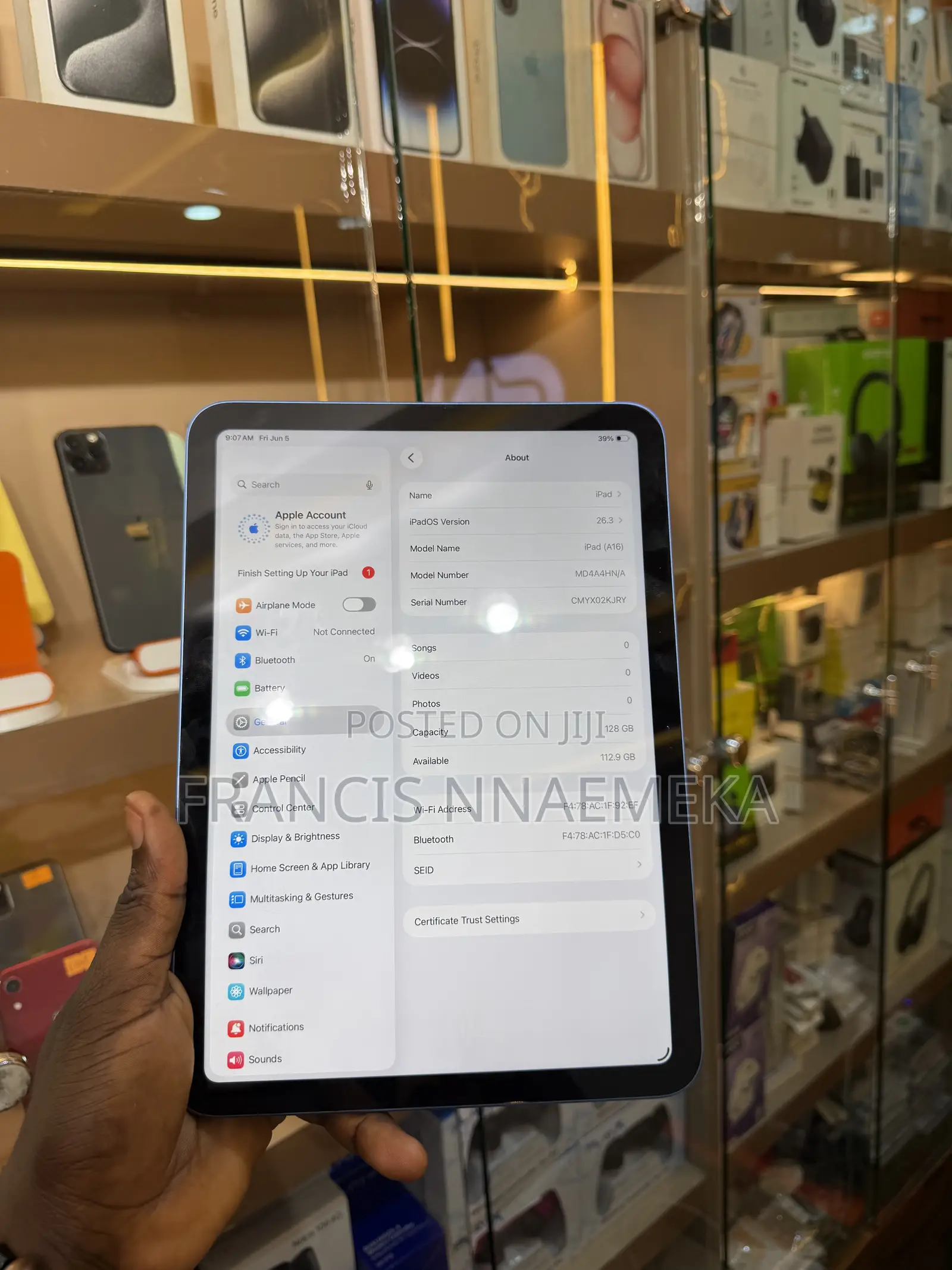Apple iPad Air 11 (2024) 128 GB Blue