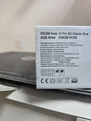 New Xiaomi Redmi Note 15 512 GB Black