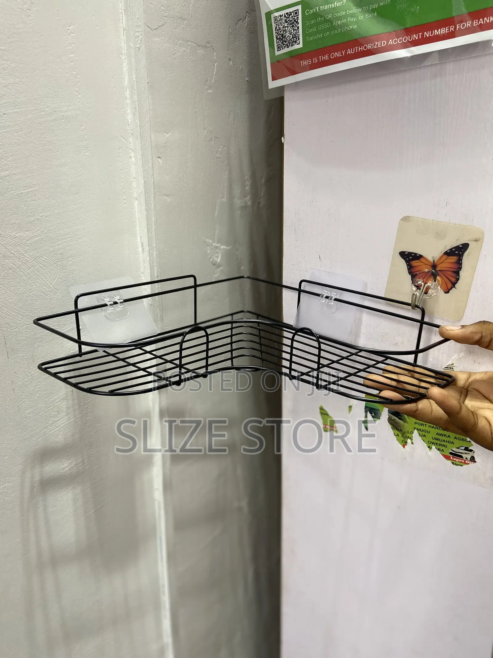 Metal Corner Shelf