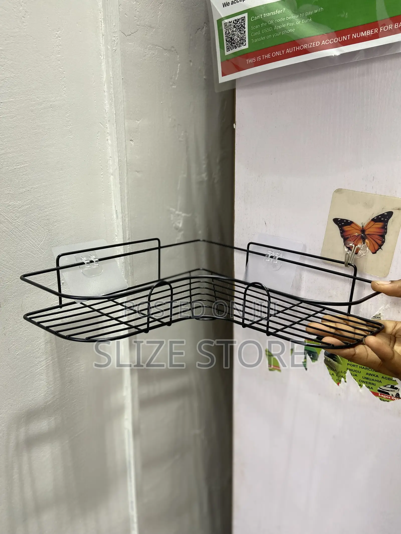 Metal Corner Shelf
