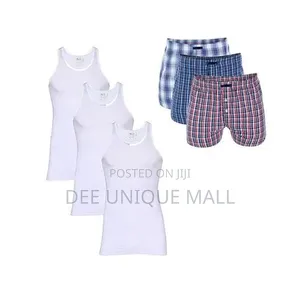 6-in-1 Mens Underwears (Boxers Singlet)