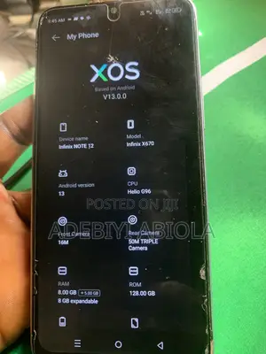 Infinix Note 12 128 GB White