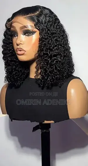 Luxury Deep Wave Curly Bob Wig 12 Inches