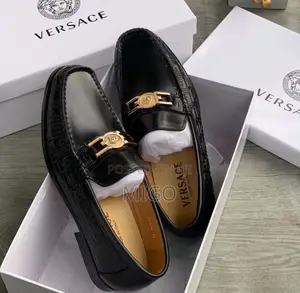 Luxury Men’S Black Leather Loafers – Premium Slip-on Shoes