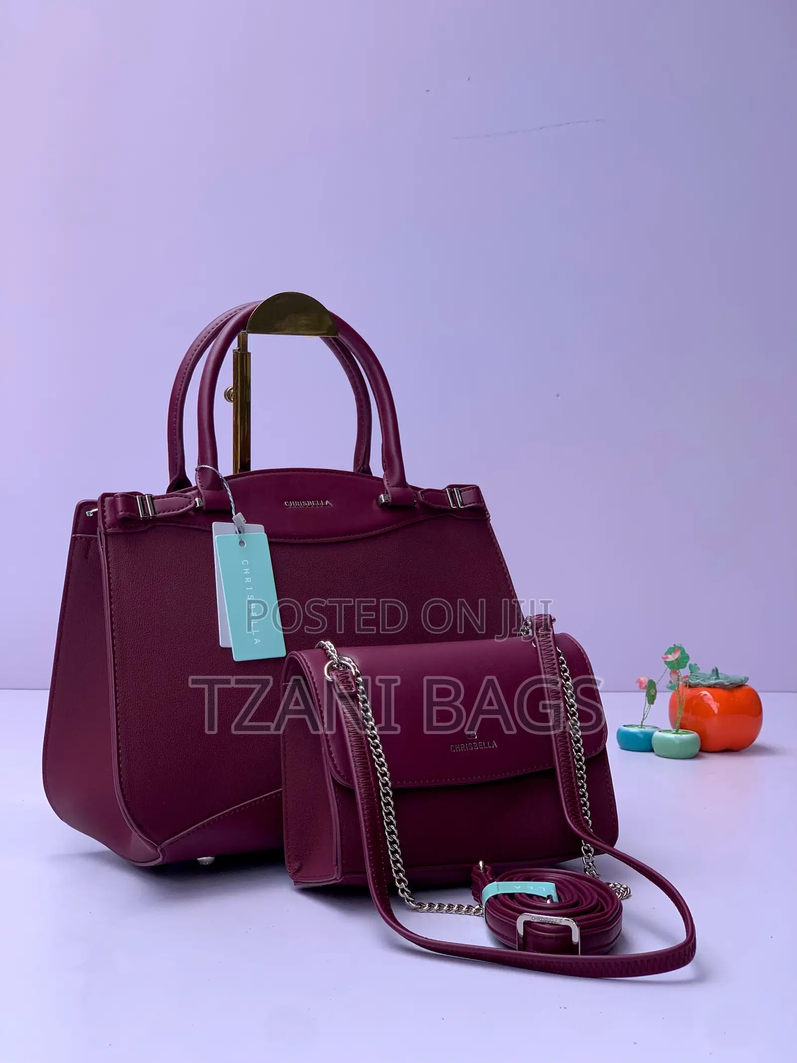 Chrisbella Two-Tone Office Handbag