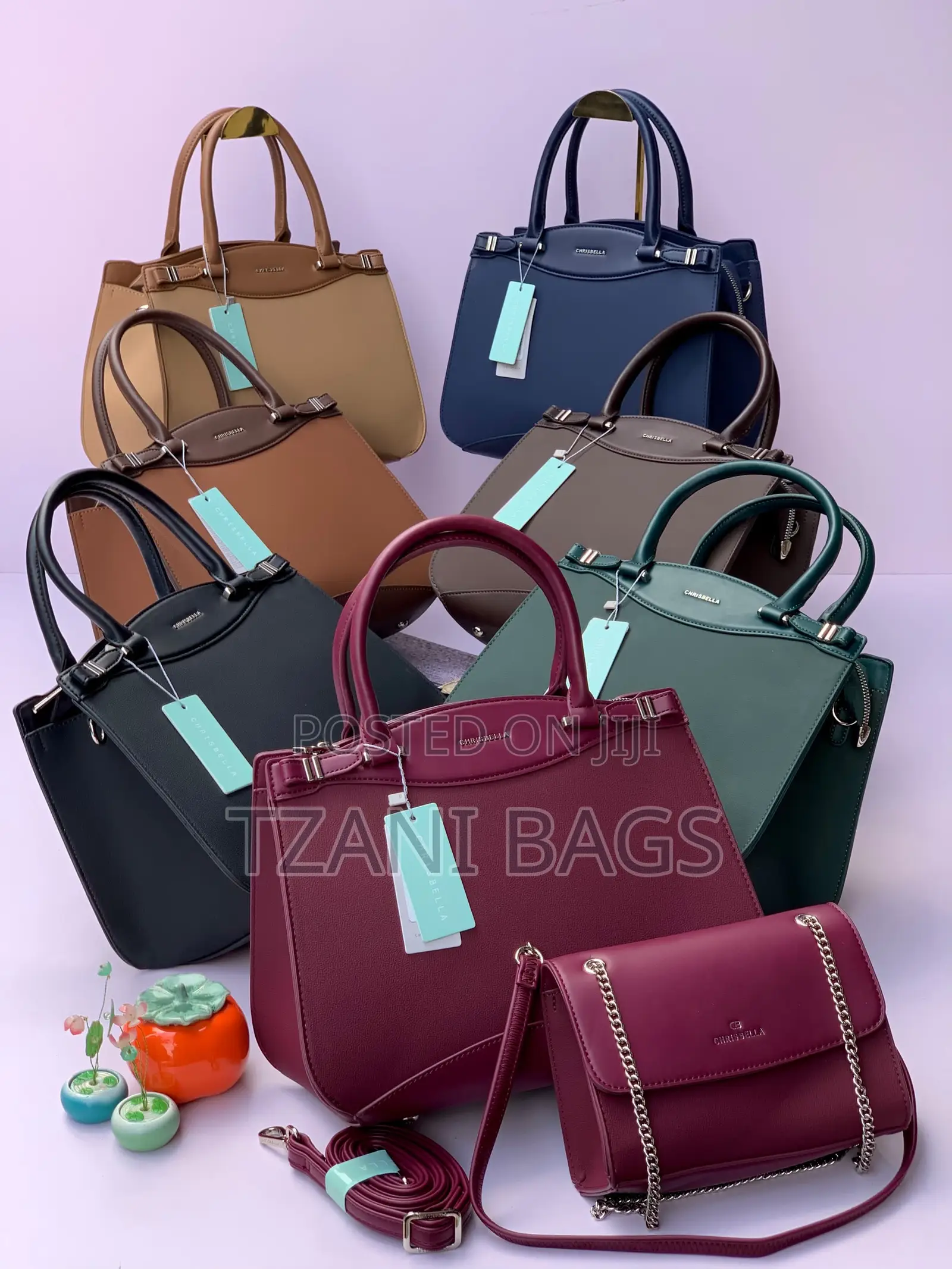 Chrisbella Two-Tone Office Handbag
