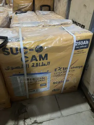 New Succam 250ah 12v Tall Tubular Battery