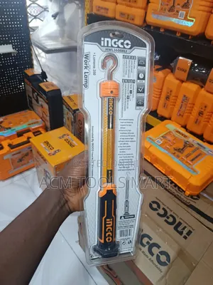 Ingco Work Lamp Hwl36008l – Rechargeable Led Work Light 350 Lumens