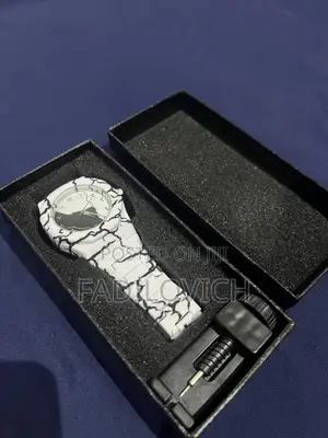 Valenzo Wrist Watch(Black Lightning Design)