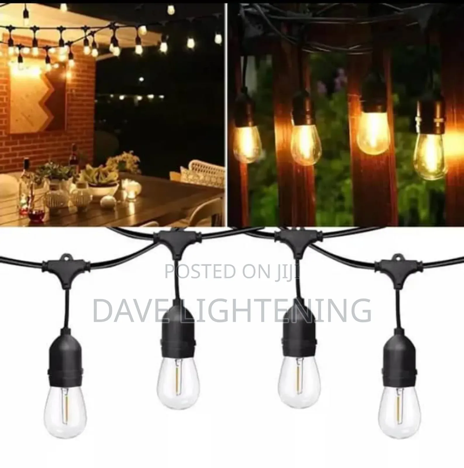 High Quality String Light 10 Meters 20 Lampholder