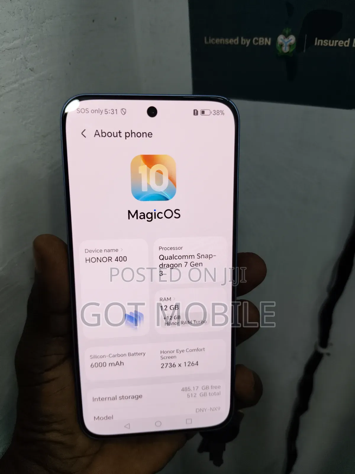 Honor 400 512 GB Blue