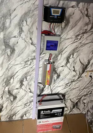 130ahms Battery,2000watts Inverter,Charge Controller for Installation