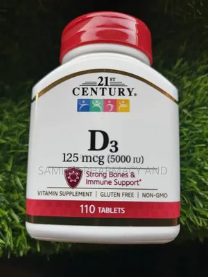21st Century Vitamin D3 125mg (5000iu)- 110 Tablets