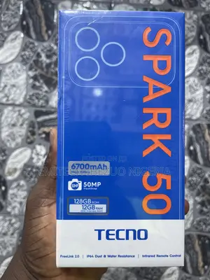 New Tecno Spark 50 128 GB Black