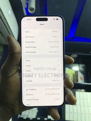 Apple iPhone 16 Plus 128 GB Blue