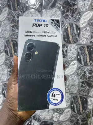 New Tecno Pop 10 128 GB Black
