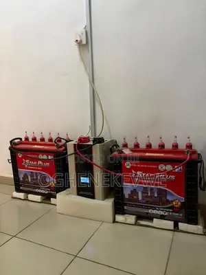 3.2 Kva Glow Energy Inverter With 2 Big Star Plus Batteries 12v Each