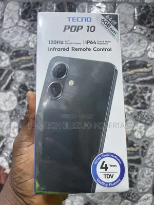 New Tecno Pop 10 64 GB Black
