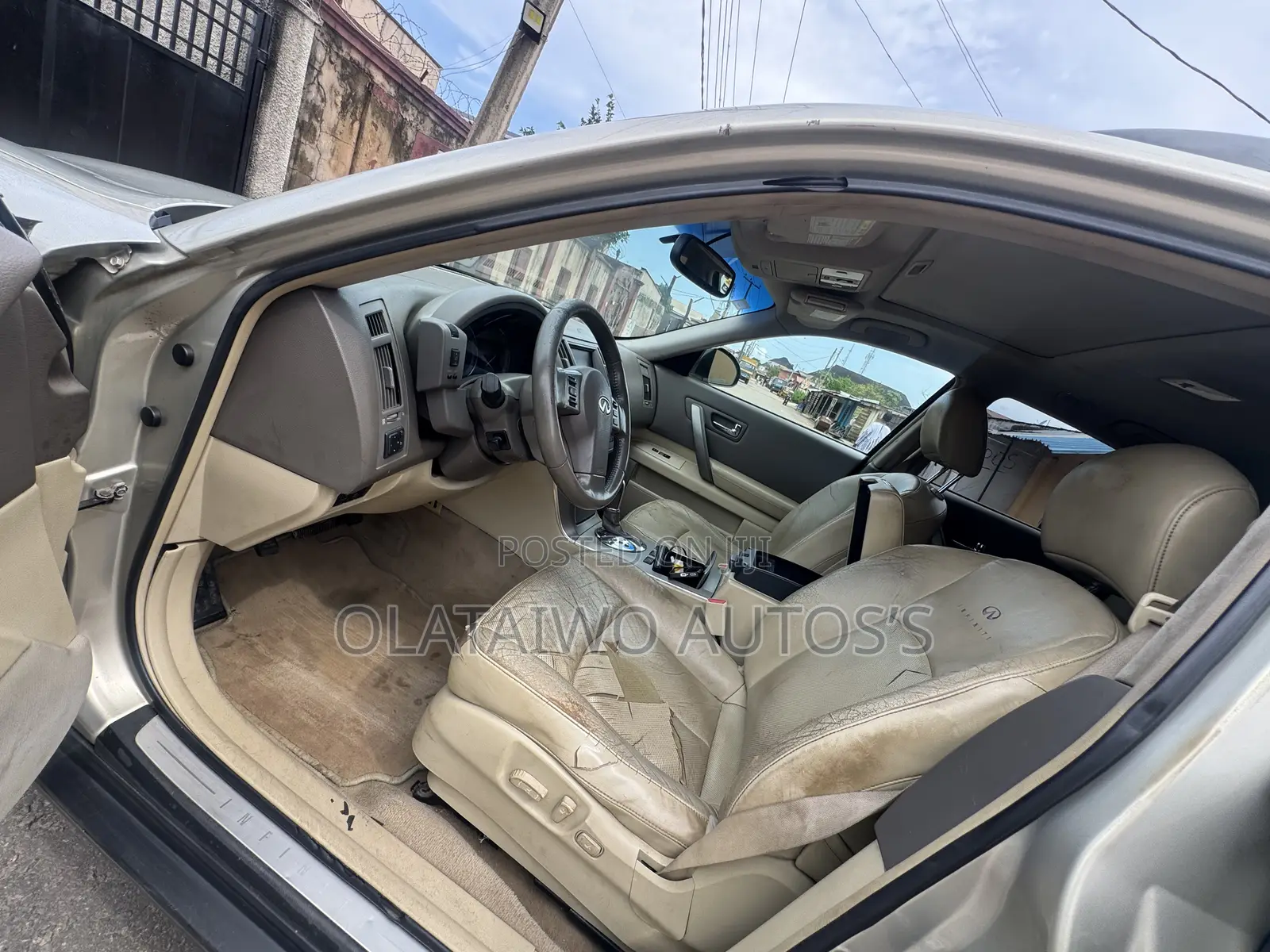 Infiniti FX35 Base 4x2 (3.5L 6cyl 5A) 2008 Gold