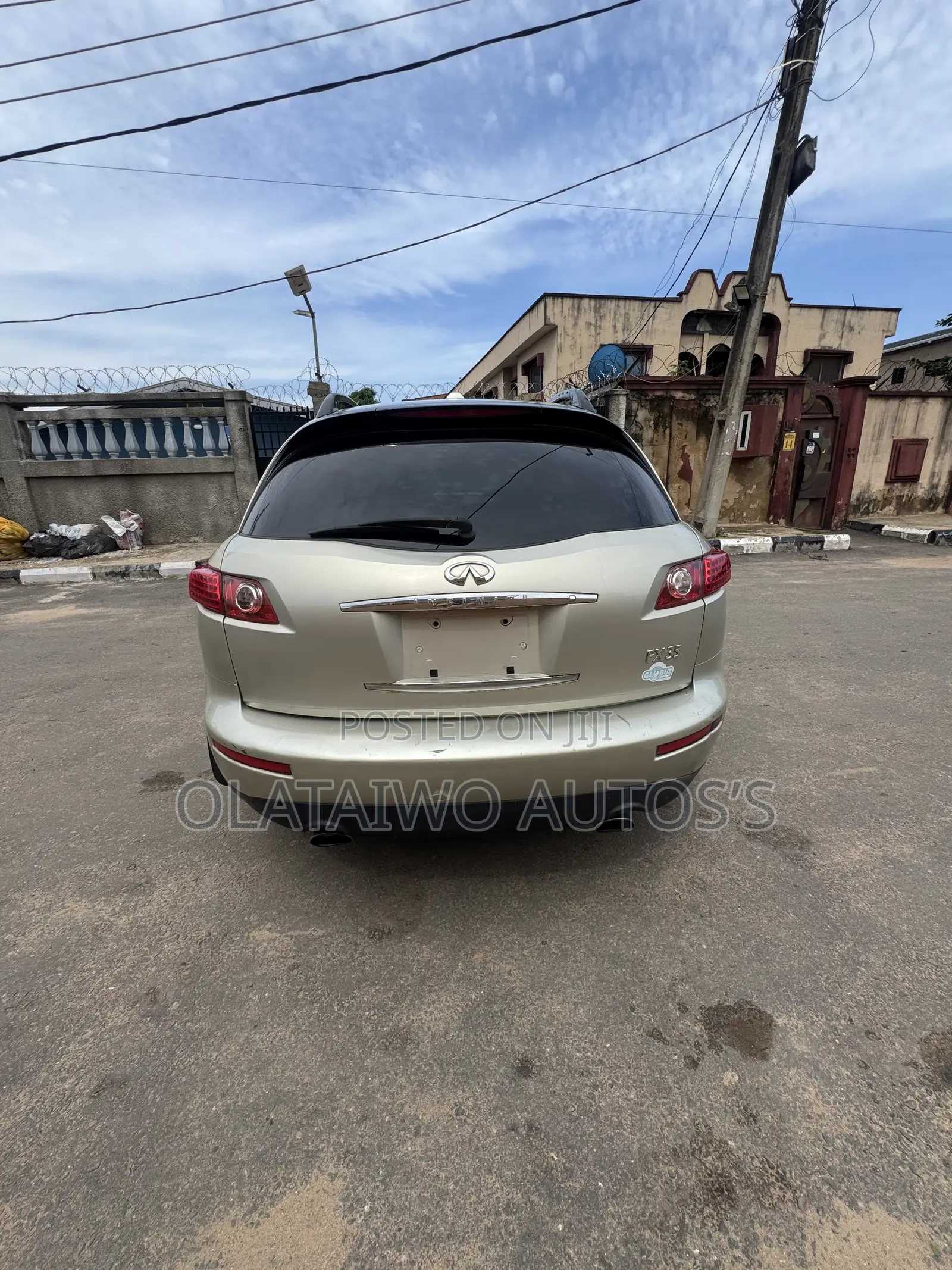 Infiniti FX35 Base 4x2 (3.5L 6cyl 5A) 2008 Gold