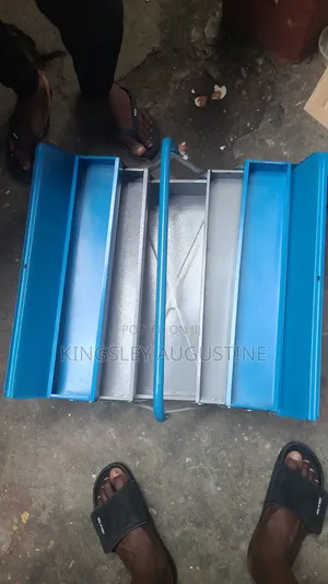 Empty Iron Tools Box