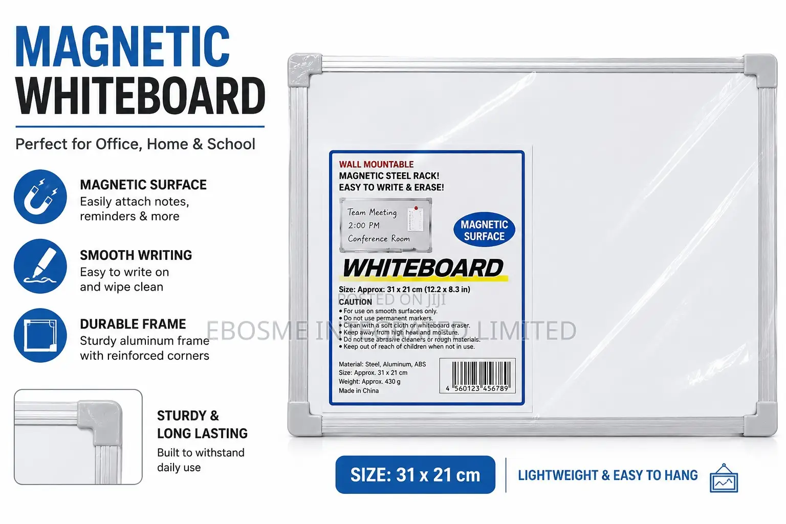 Magnetic Whiteboard