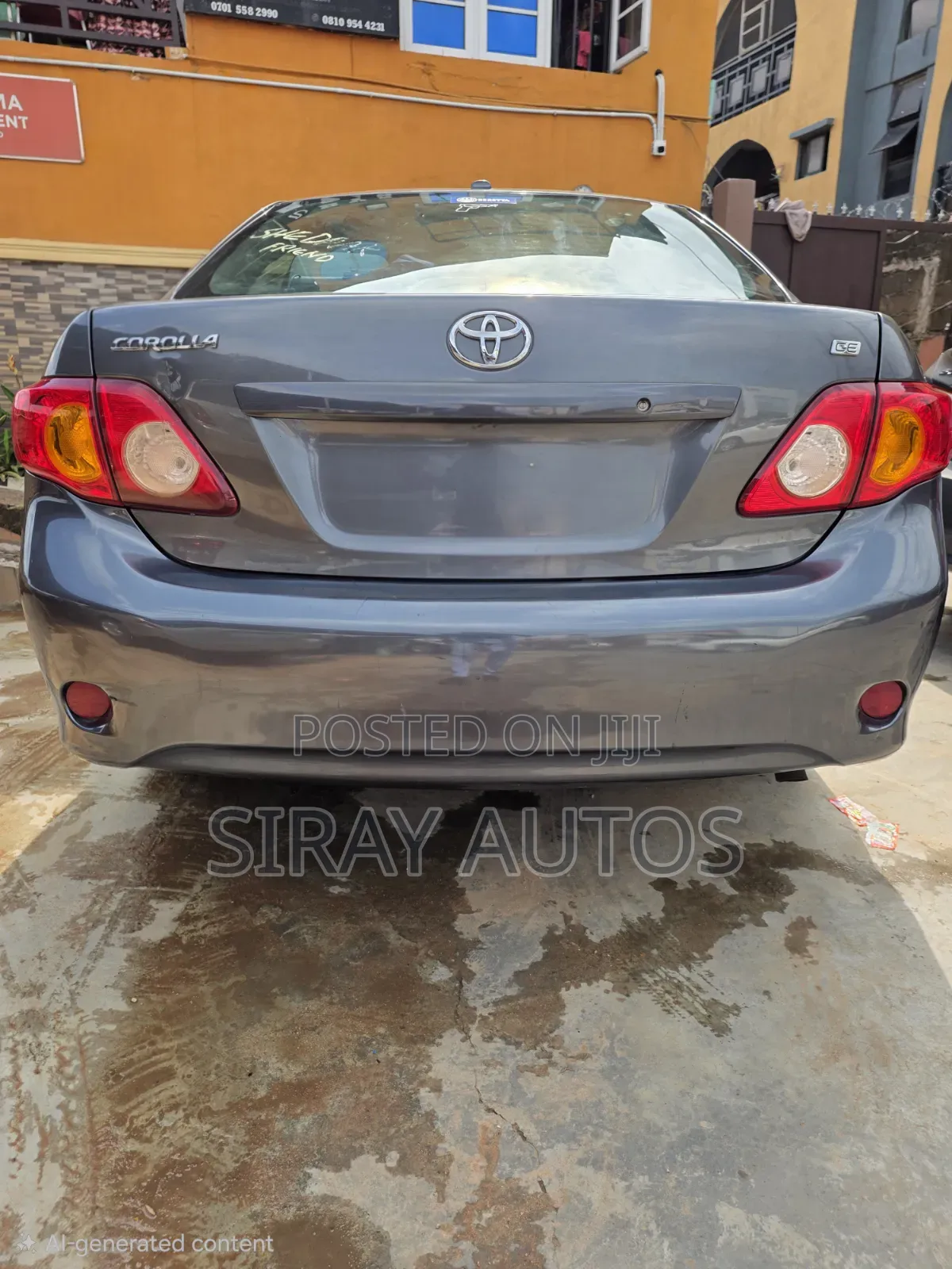 Toyota Corolla 2010 Gray