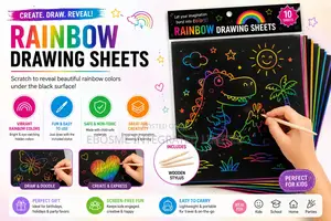 Rainbow Drawing Sheets