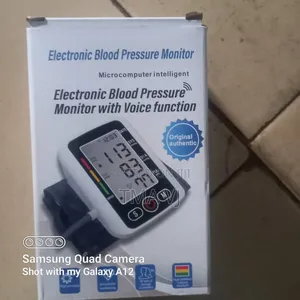 Automatic Blood Pressure Monitor With Voice Function
