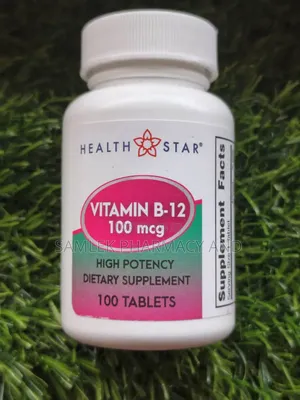 Health Star Vitamin B-12 100mcg- 100tablets