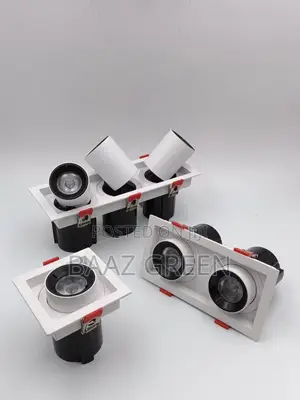 Adjustable Double Head Cob Recessed Spotlight Led Ceiling Light