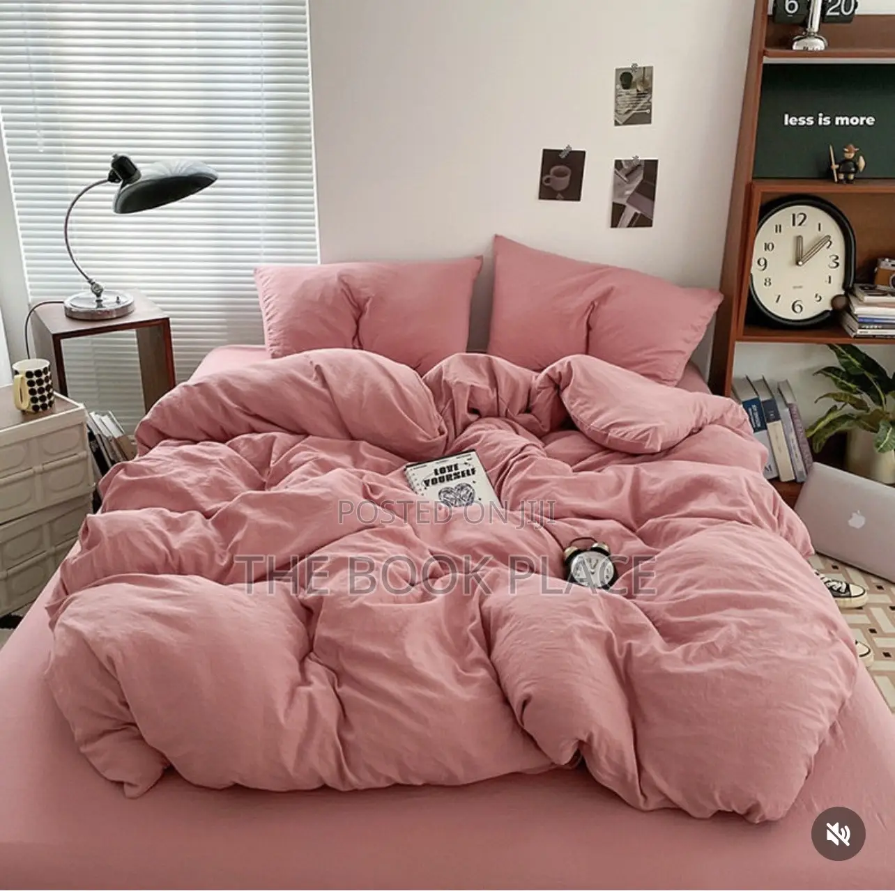 Peach Color Luxury Bedsheets With Pillow Case