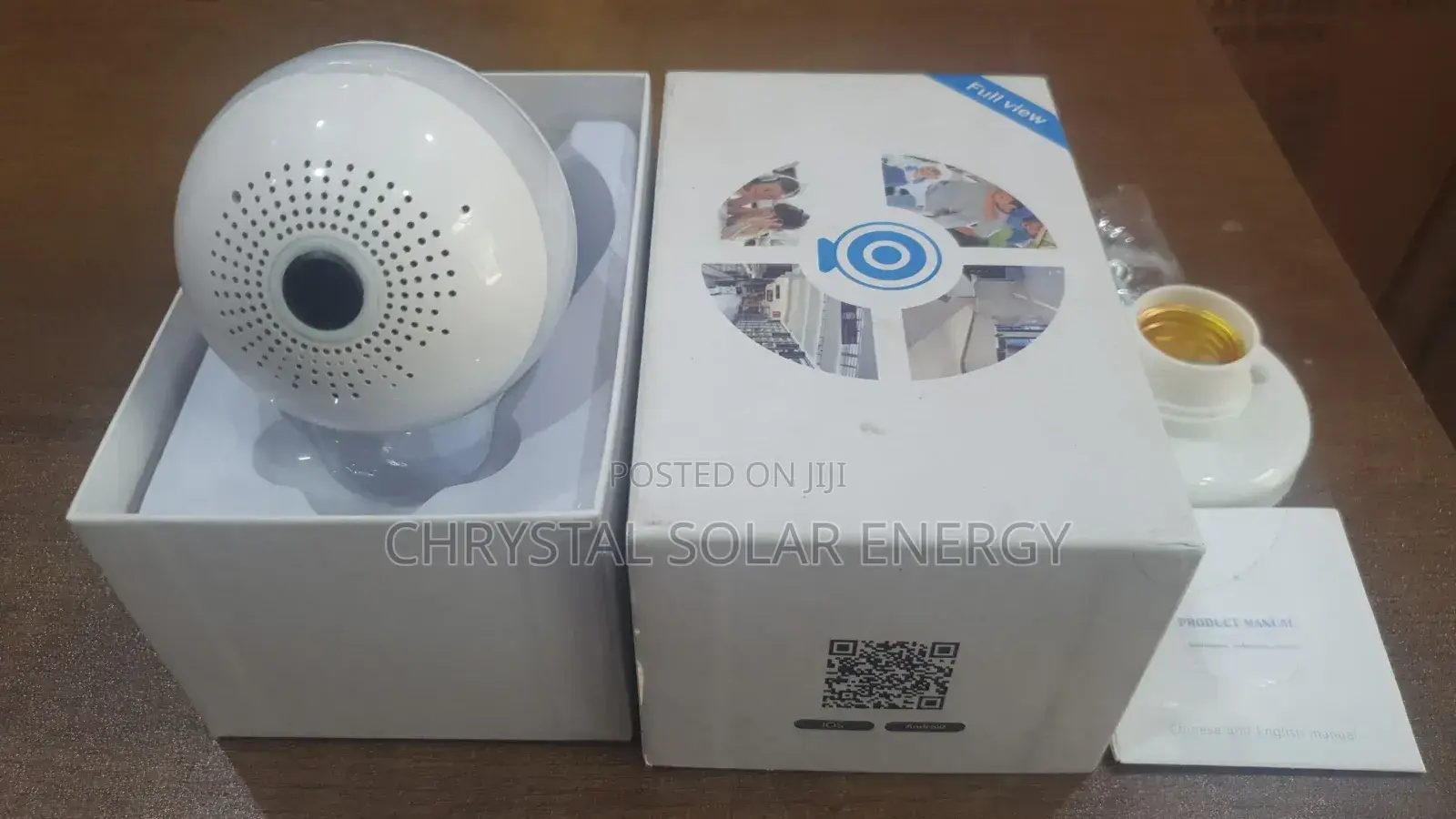Spy Bulb Camera With Hidden Lens and Mobile Control
