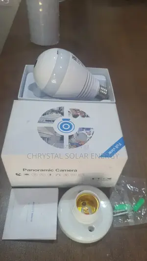 Spy Bulb Camera With Hidden Lens and Mobile Control