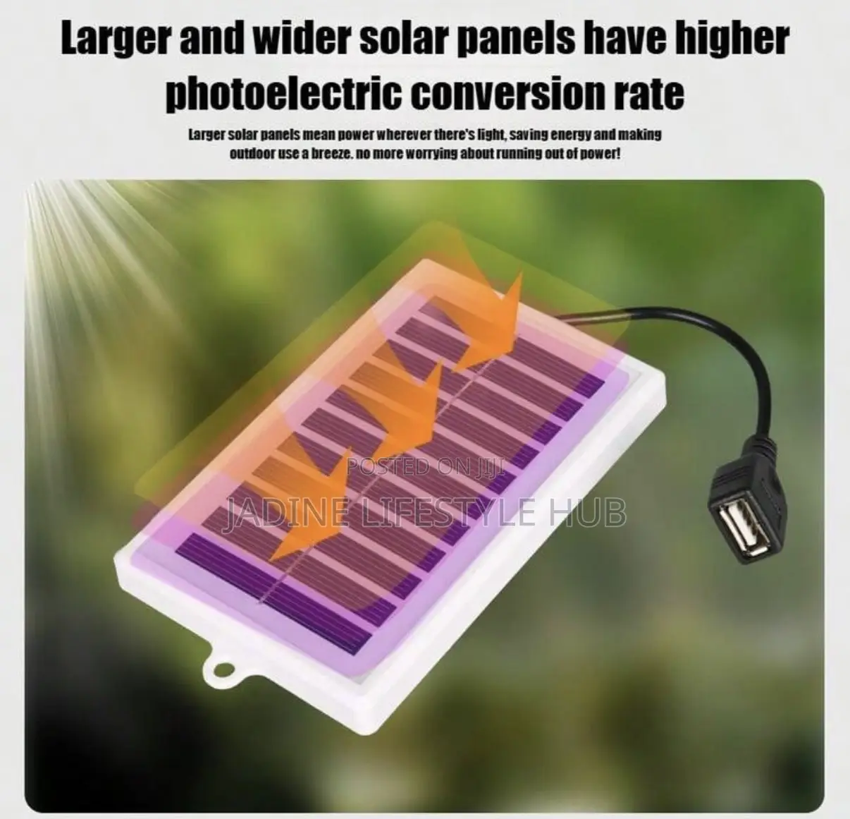 Rechargeable, Pocket-Sized Solar Panel