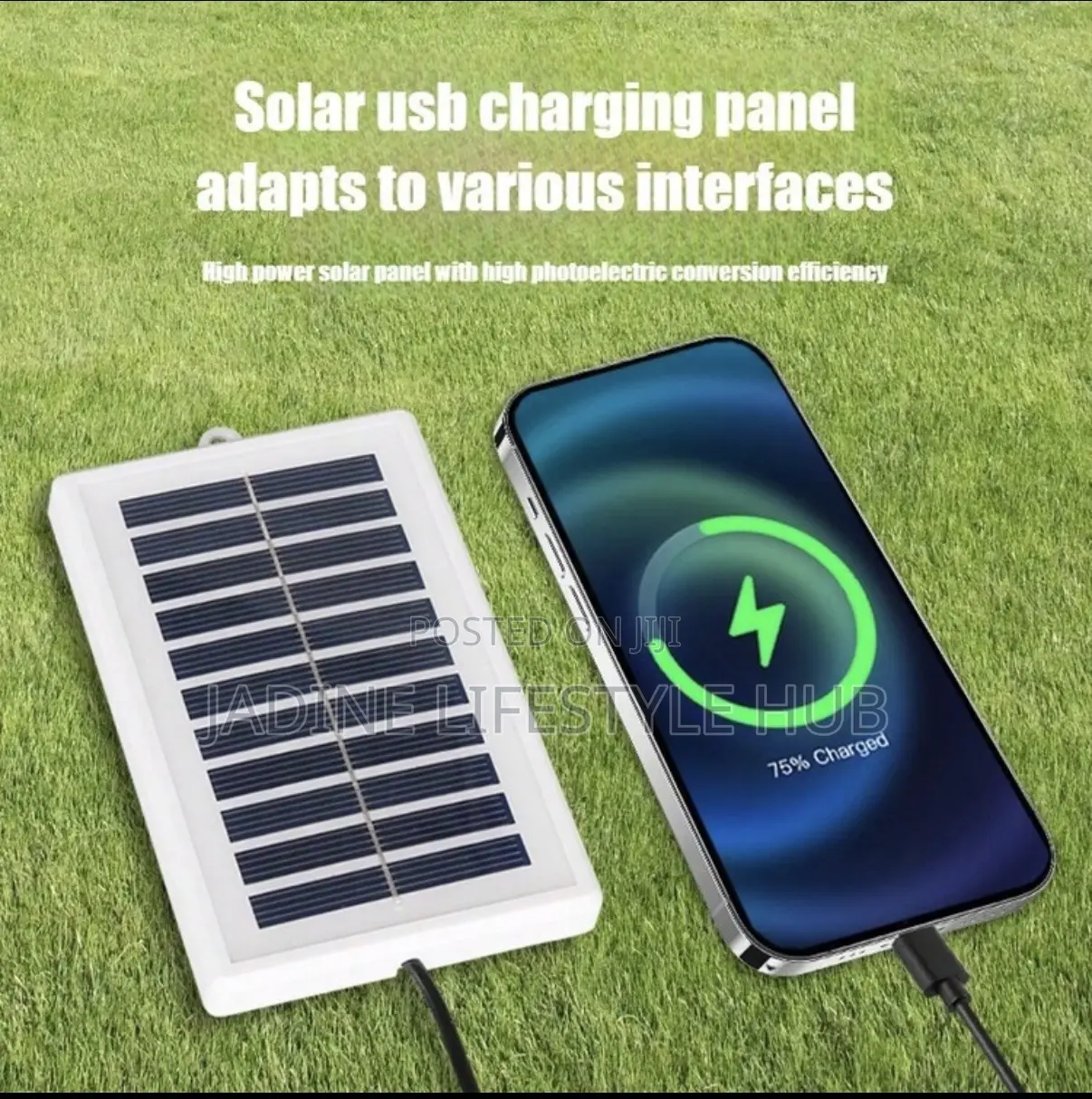 Rechargeable, Pocket-Sized Solar Panel