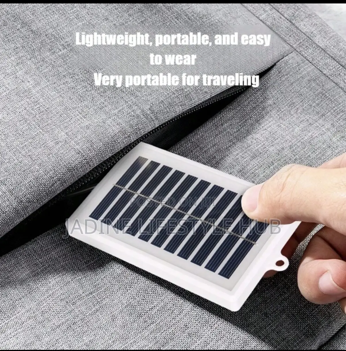 Rechargeable, Pocket-Sized Solar Panel