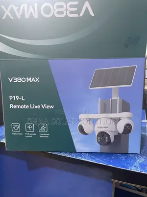 Solar Camera V380 Max 3lens 3view Security Camera