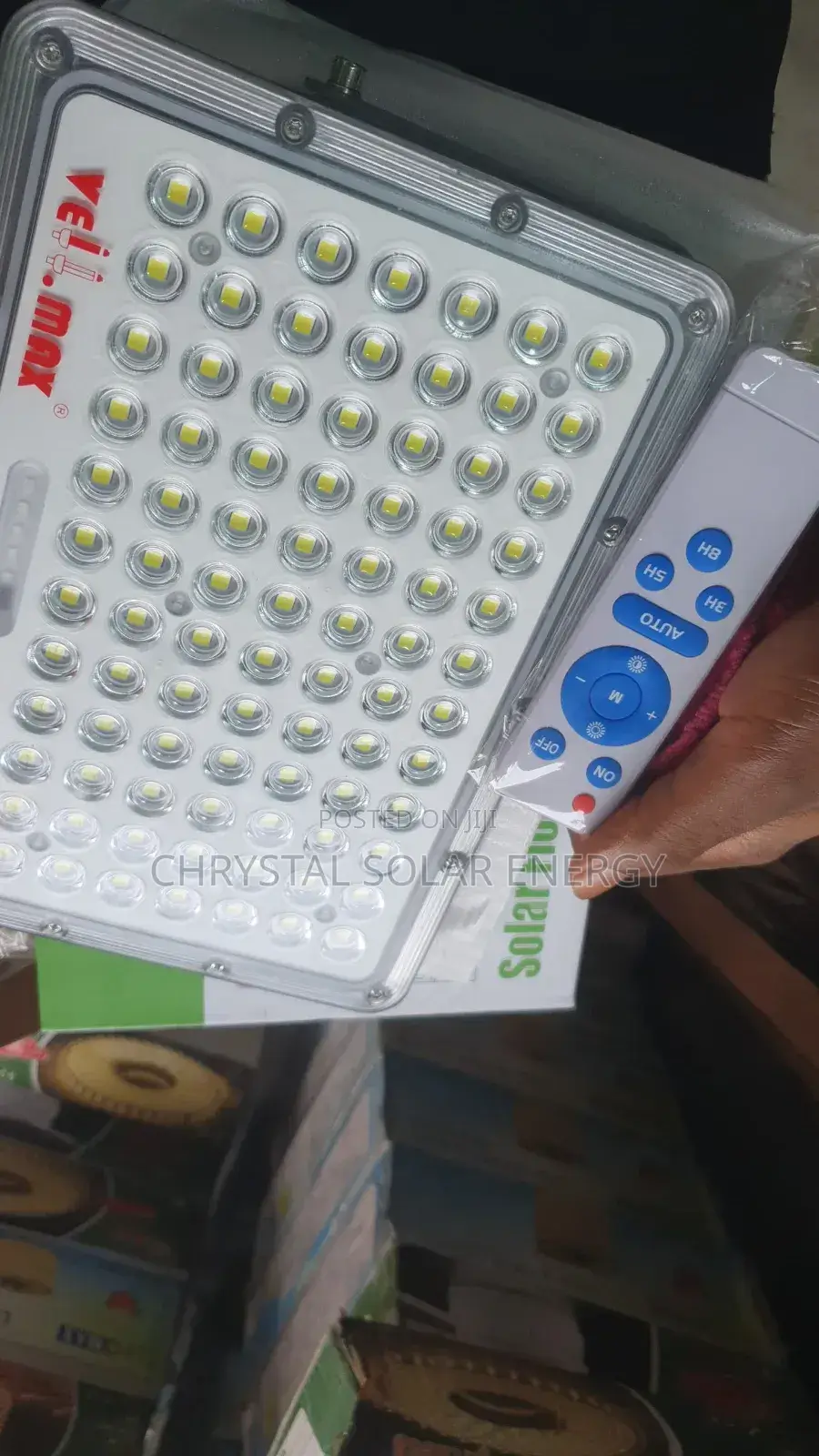 Original Veii-max 200watts Solar Flood Light With Remote Control