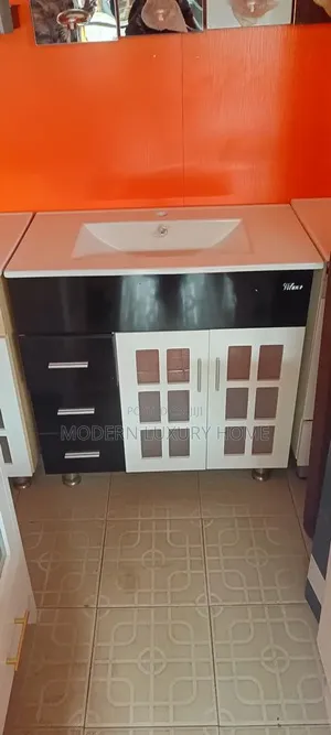 Black and White Cabinet