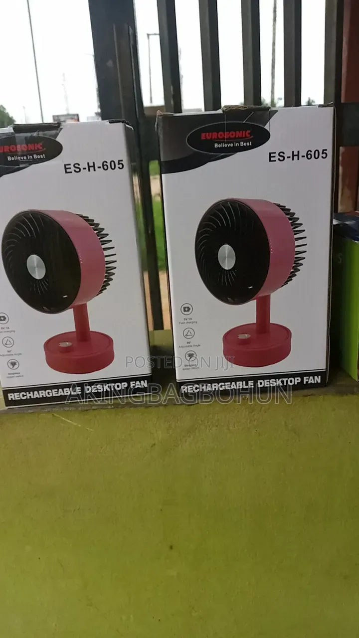 Rechargeable Desktop Fan