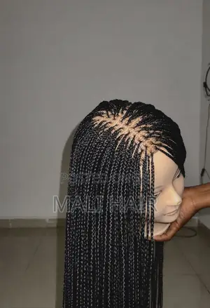 Bone Straight Braided Wig (Medium Length)