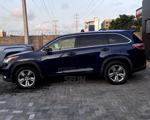 Toyota Highlander Limited 4dr SUV AWD (3.5L 6cyl 6A) 2015 Blue