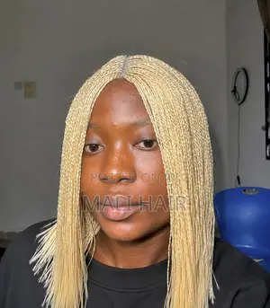 Short Twisting Blonde Hair