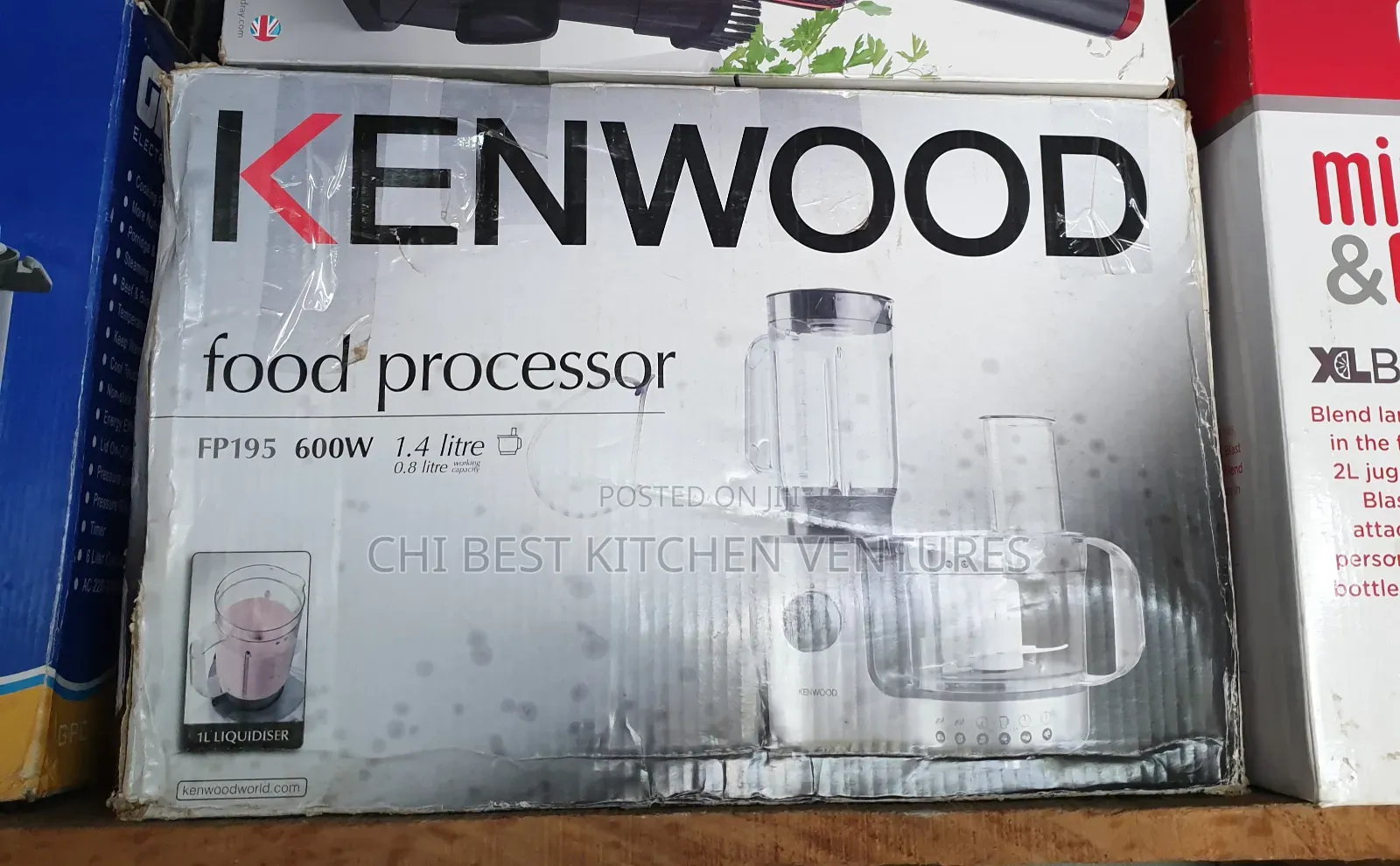 Kenwood Fp195 Compact Food Processor 600w