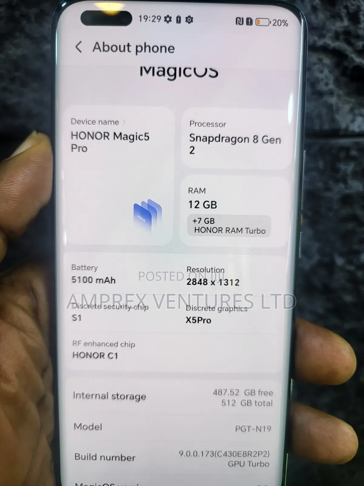 Honor Magic5 Pro 512 GB Black